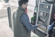 man at pump