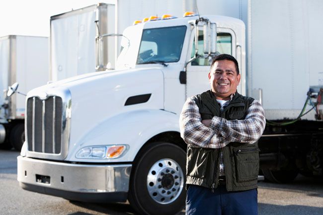 Employee making use of fuel card advantages, such as more convenient expense reimbursements.